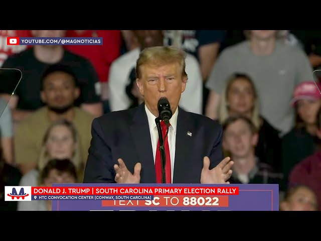 🇺🇸 Donald Trump | Full speech at rally in Conway, South Carolina (Subtitles) [CC]
