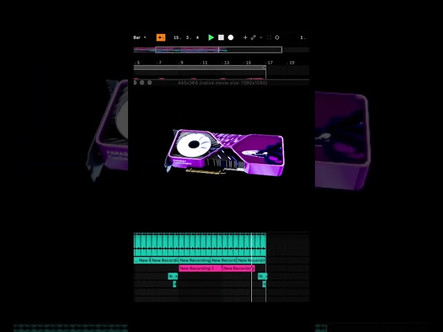 Pt.1 - Project created with foley, synth patches and resampling #animation #anime