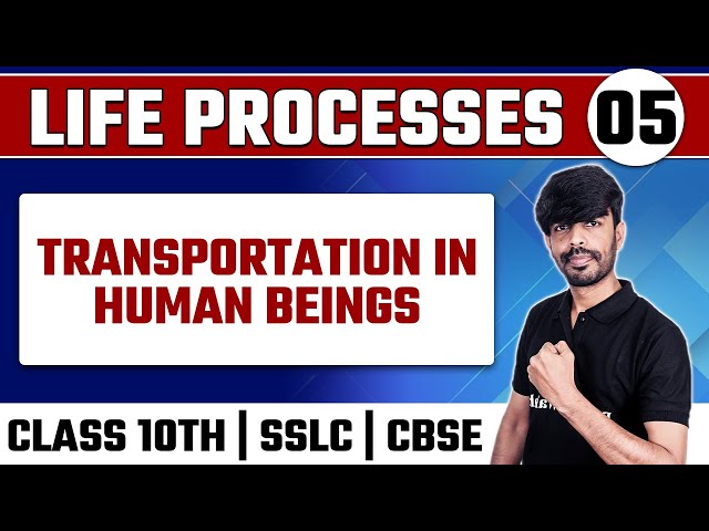 LIFE PROCESSES - 05 | Transportation in Human Beings | Biology | Class 10th / SSLC / CBSE