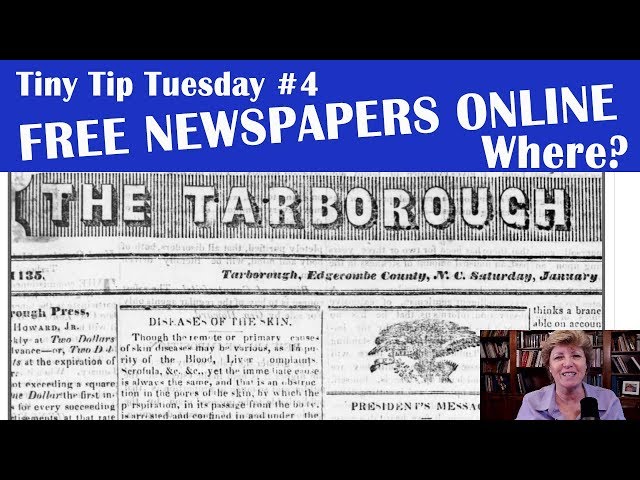 Where to Find Free Newspapers Online: Learn Genealogy Research (How to Research Your Family Tree)