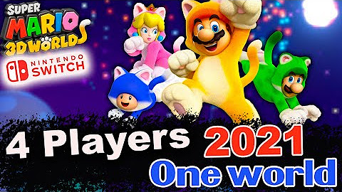Super Mario 3D World + Bowser Fury 2021 – Walkthrough (4 player) All Worlds