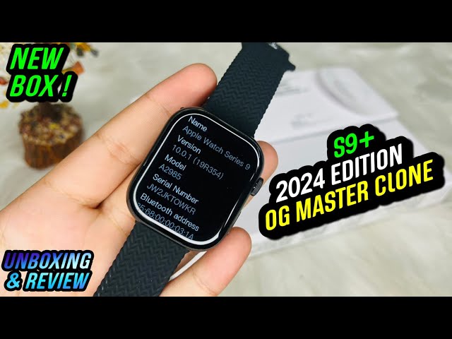 Apple Watch Series 9 (1:1 Master Clone🇩🇪)  Same to Same Like Apple Watch Series 9 ✅ Unboxing 🔥
