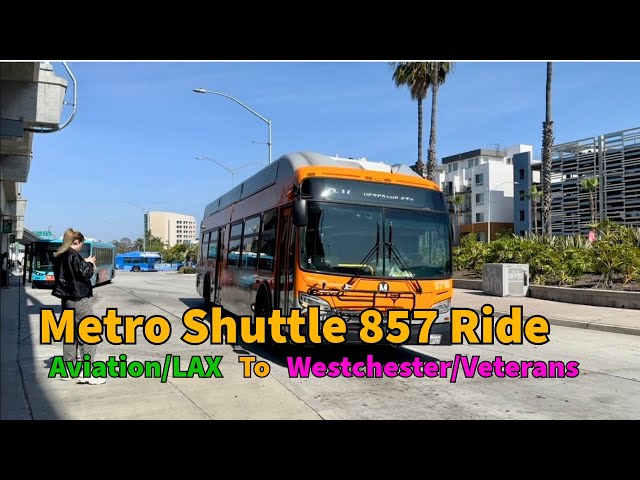 Los Angeles Metro C & K Connector Bus 857 Aviation/LAX to Westchester/Veterans
