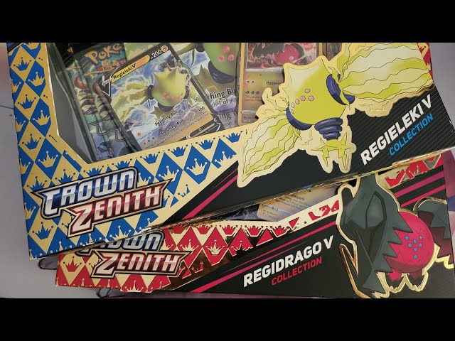 Pokémon CROWN ZENITH - Regidrago/Regieleki Collection Box Opening