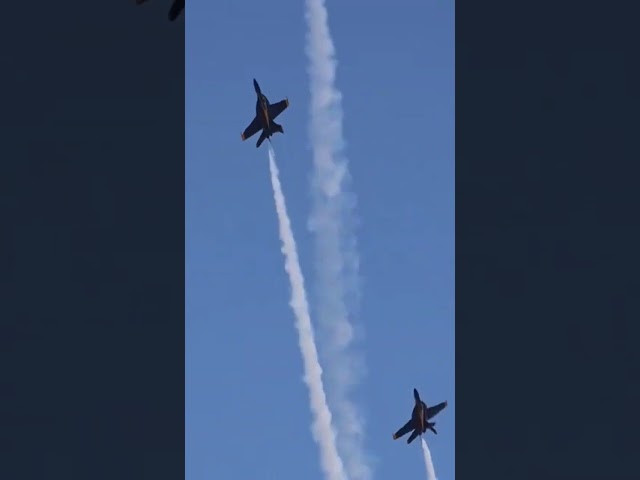 Top Pilots in the World Blue Angels Perform at Air Show 2022
