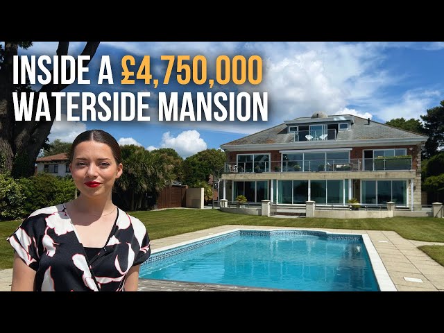 £4.75 Million Waterside Mansion with a Pool | Property Tour