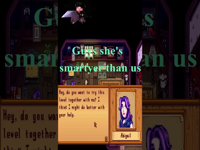 Abigail is Cheeky! [Stardew Clip][Snippets of Pyle][ #Shorts ]