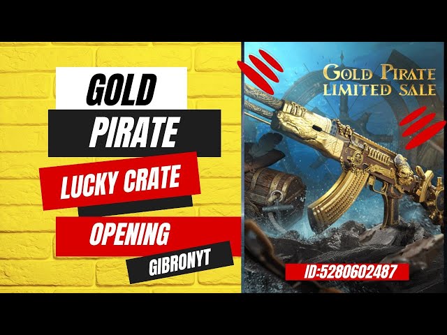 Gold Pirate Lucky Crate opening PUBG | Crate opening | Lucky Crate Opening