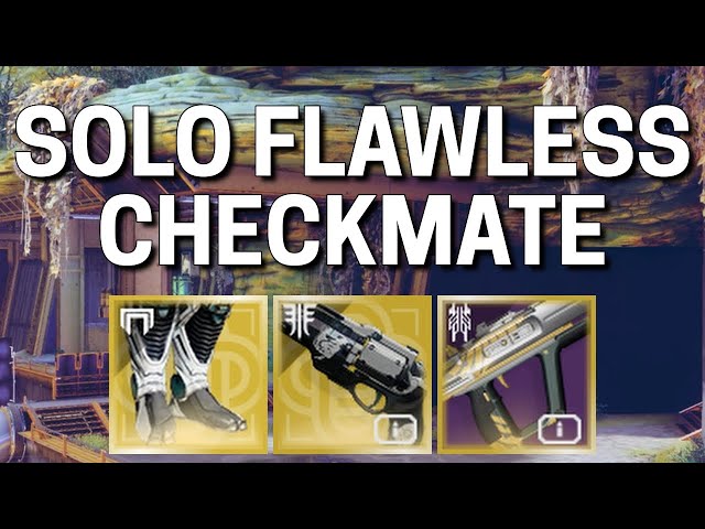 i hate wishender T_T | Solo Flawless Checkmate [Destiny 2]