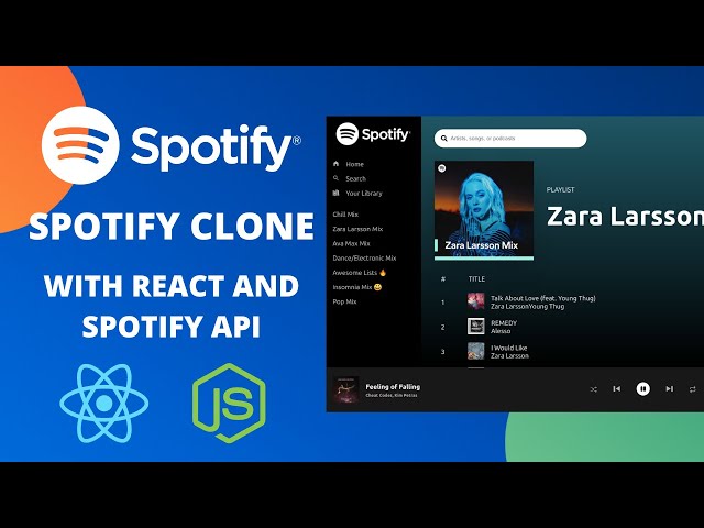 🔴 Build Spotify Clone with React JS and Styled Components using Spotify API and Context API