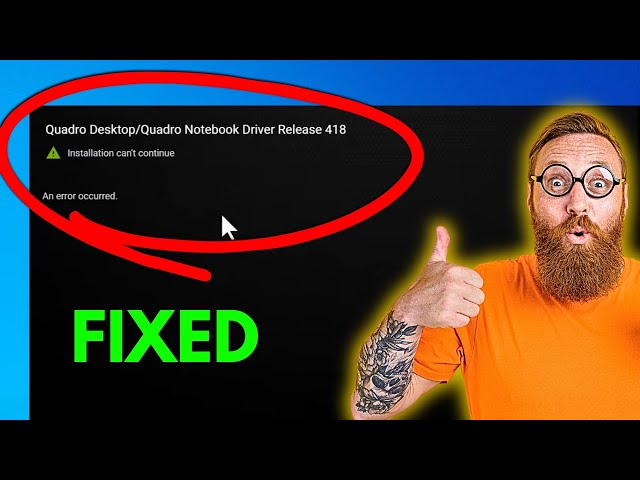 How to Fix NVIDIA GeForce Experience "Installation Can't continue" Error | works in 2024