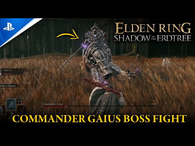 ELDEN RING: Shadow of the Erdtree | Commander Gaius Boss Fight
