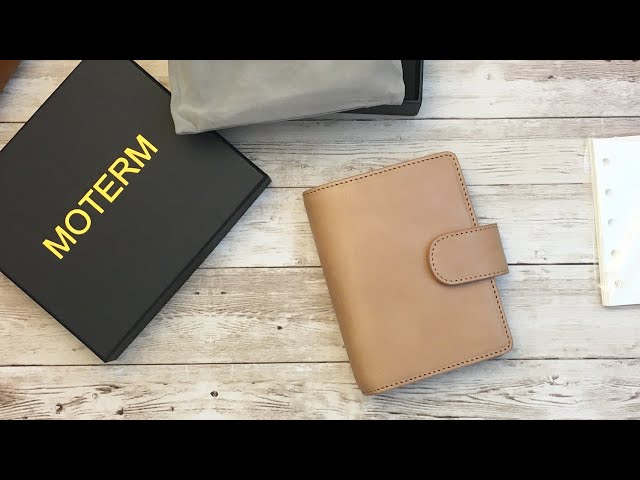 Moterm Mini 5 Ring Planner Veg Tan Apricot - So why did I buy this little a8 organizer?!