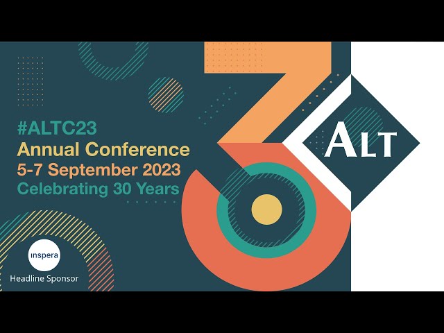 ALTC23 A1 Launching a new apprenticeship standard for Digital Learning Design