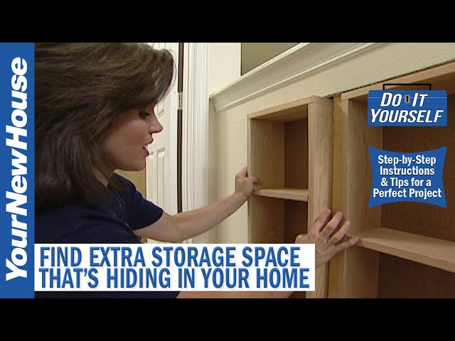 How to Find Hidden Storage Space in Your Home - Do It Yourself