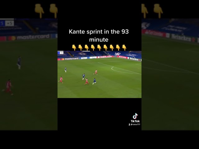 Kante sprint in the 93rd minute 🤩🤩