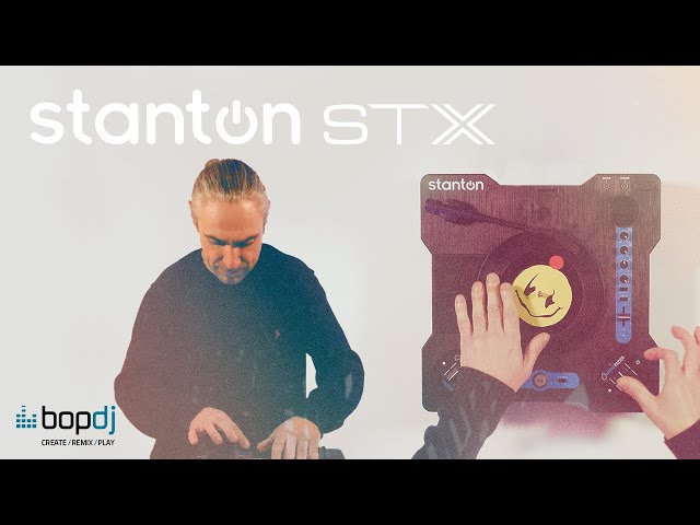 Stanton STX Portable Scratch Turntable w/ DJ RASP | Bop DJ