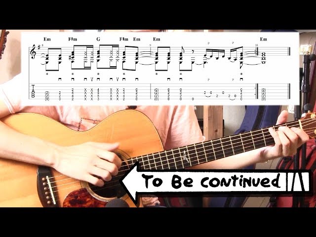【TAB】To Be Continued ギター講座！ （Q&A動画追加！）