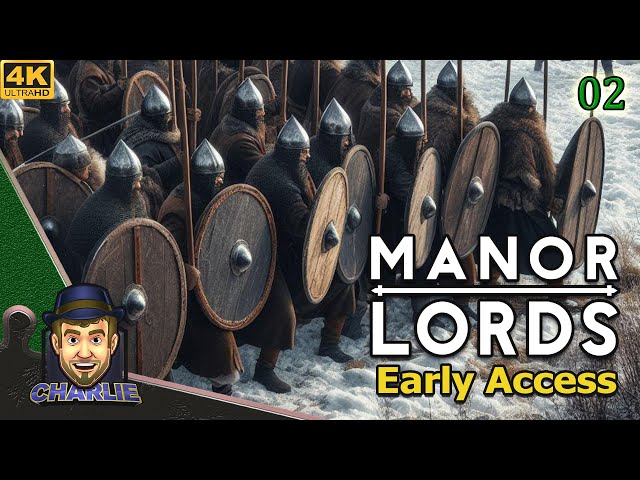 OUR FIRST BATTLE WITH THE OUTLAWS! -  Manor Lords Early Access Gameplay - 02