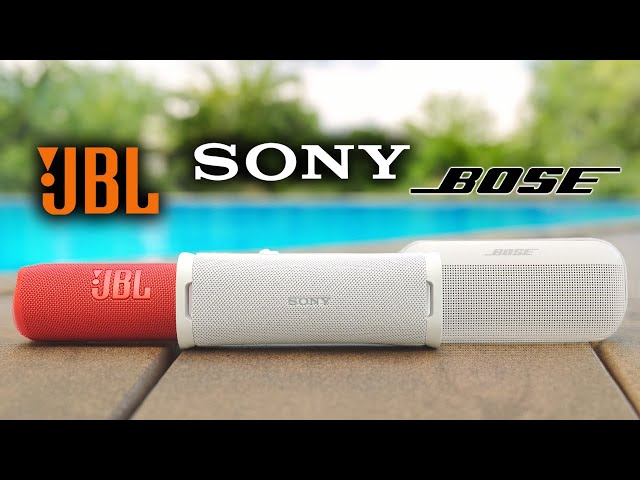 Sony ULT Field 1 VS JBL Flip 6 VS Bose Soundlink Flex | ¡Batalla de Altavoces Bluetooth!