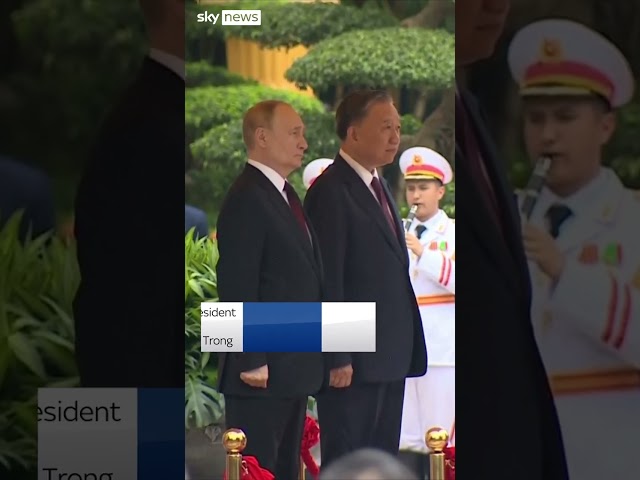 Putin on state visit to Vietnam