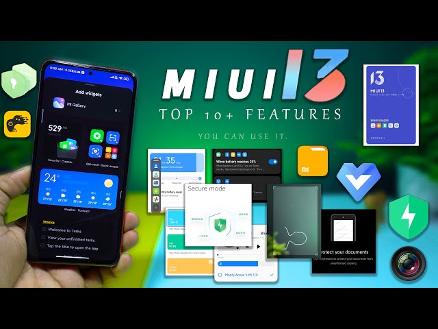 TOP 10+ NEW MIUI 13 FEATURES, YOU LOVE IT ❤ 😍| ANDROID 12 MIUI 13 FEATURES 🔥 🔥