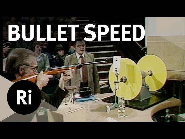 Velocity of a Bullet - Christmas Lectures with RV Jones