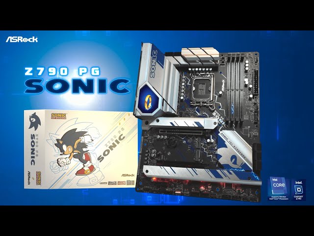 ASRock Z790 PG SONIC Launches - Officially licensed Sonic the HedgehogTM
