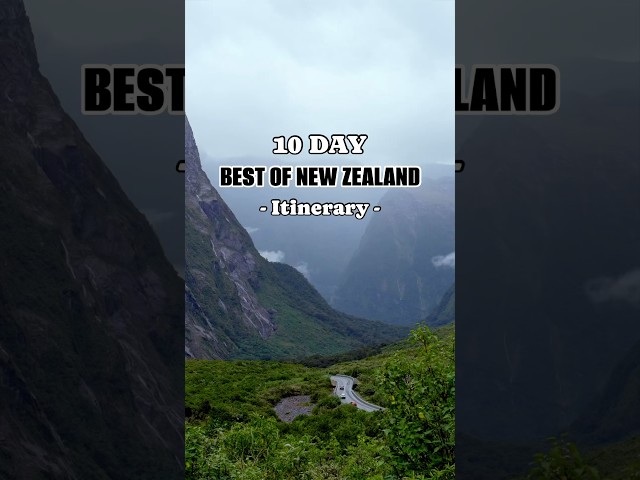 10 days best of New Zealand - Itinerary ✈️😍 #newzealand #travel #europe #vacation