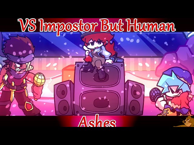 Friday Night Funkin' VS Impostor But Human (Among Us x FNF Mod) - Ash vs BF | Ashes