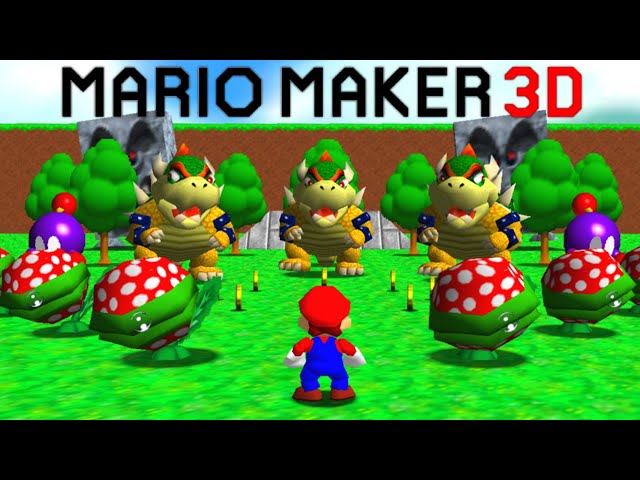 Mario Builder 64 is a 3D Mario Maker!