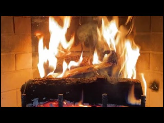 Real Log Fire 🔥 Relaxing Fireplace 4KHD