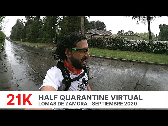 Media Maratón Virtual Half Quarantine 21k en Lomas de Zamora