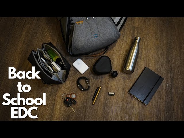Whats in my Back to School Tech Backpack EDC