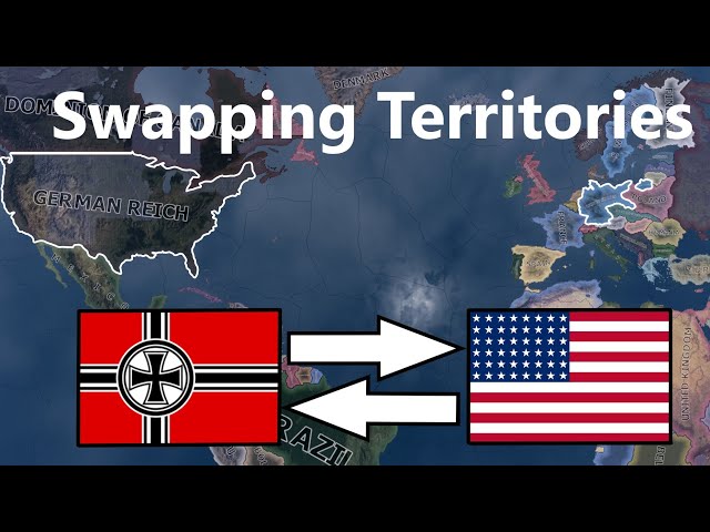 What If USA and Germany Swapped Places? Hoi4 Timelapse