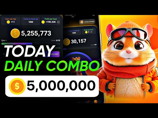 Hamster Kombat Today's Daily Combo 5 million coins | Daily Combo Cards of 21 June 2024