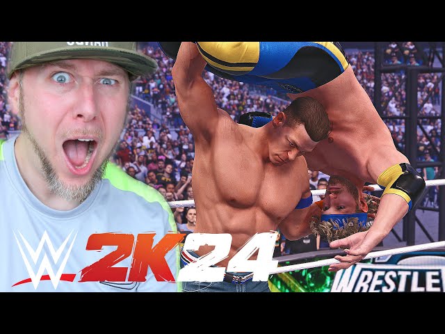 WWE 2K24 John Cena wants to AA Logan Paul and take his BELT