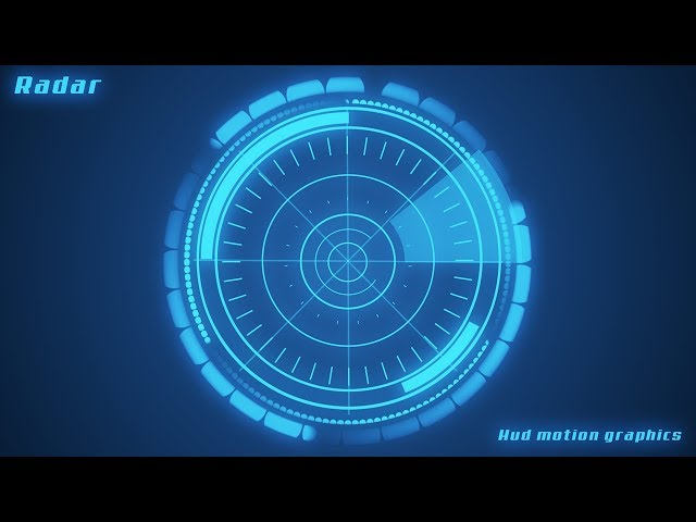 [Motion Graphics] - Radar Display Screen