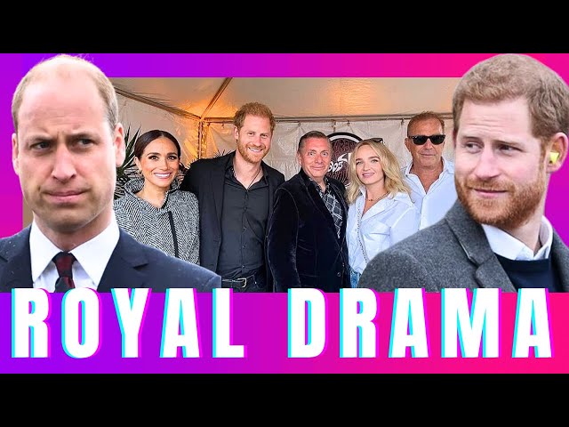 Prince Williams NYC Trip A Flop | Harry & Meghan Joins Kevin Costner Charity Event