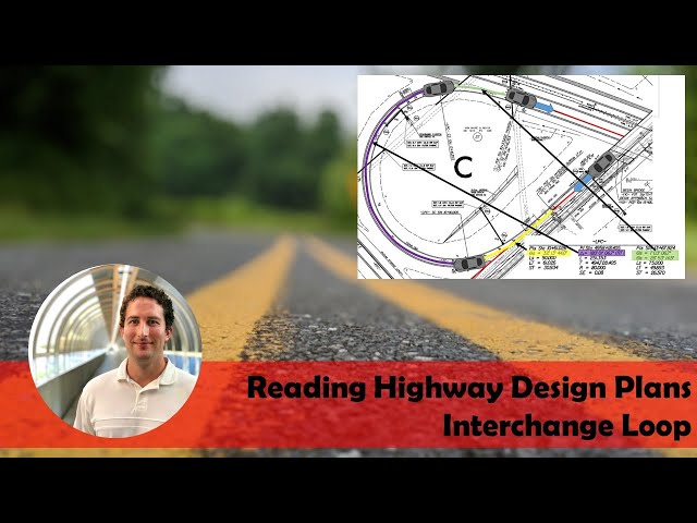 Reading Highway Design Plans - Interchange Loop [Find Change in Heading]