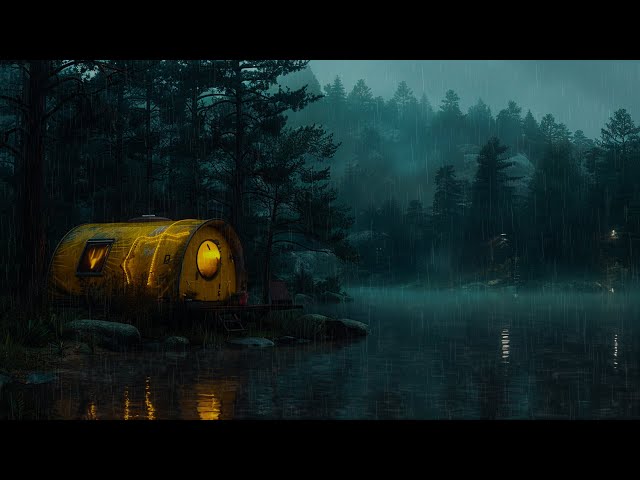 Camping on a Rainy Night ⛈ Rain Sounds for Sleeping -  A Great Recipe for a Good Night's Sleep