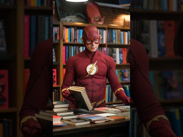 The Flash's Top Picks for Book Lovers! #shortfeed #marvel #theflash #avengers #shortvideo