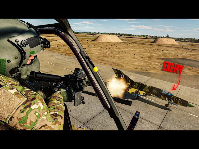 ANNOYING ENEMY PLAYERS WHILE THEY THINK THEY ARE SAFE | DCS OH-58 Kiowa Warrior