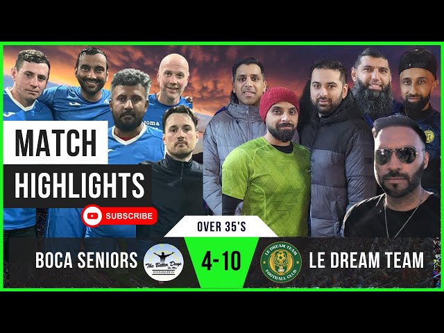 Le Dream Team 10 - 4 Boca Seniors | Part 1/4 | Over 35s Football League Glasgow