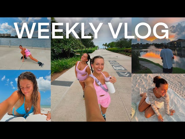 weekly vlog: friends moving to florida, perfect beach day, and catching up