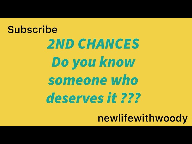 2nd chances does everyone deserve one ??? #family #secondchance #lockdown #love #freshstart #free