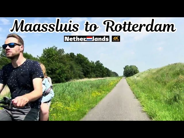 E-bike Tour 🇳🇱: Maassluis to Rotterdam The Netherlands 4K | Maassluis 2024 | Rotterdam 2024