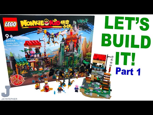 LEGO 2023 Monkie Kid's Team Hideout 80044 Build 1