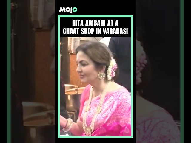 Nita Ambani Enjoys Chaat In Varanasi, Chats With Restaurant Staff