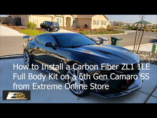 How to Install a Carbon Fiber ZL1 1LE Full Body Kit on a 6th Gen Camaro SS From Extreme Online Store